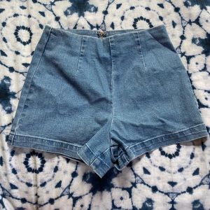 FOREVER 21 jean shorts high waisted